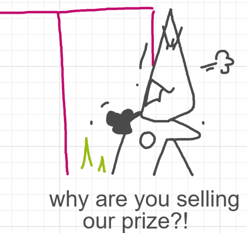 A panel from I've Been Everywhere, Man, episode nine of the Board Boards object show by Furretwalk/WalkingFurret.